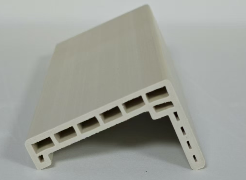 60*38/80*60/100*60 mm Off White Flat WPC Door Architrave